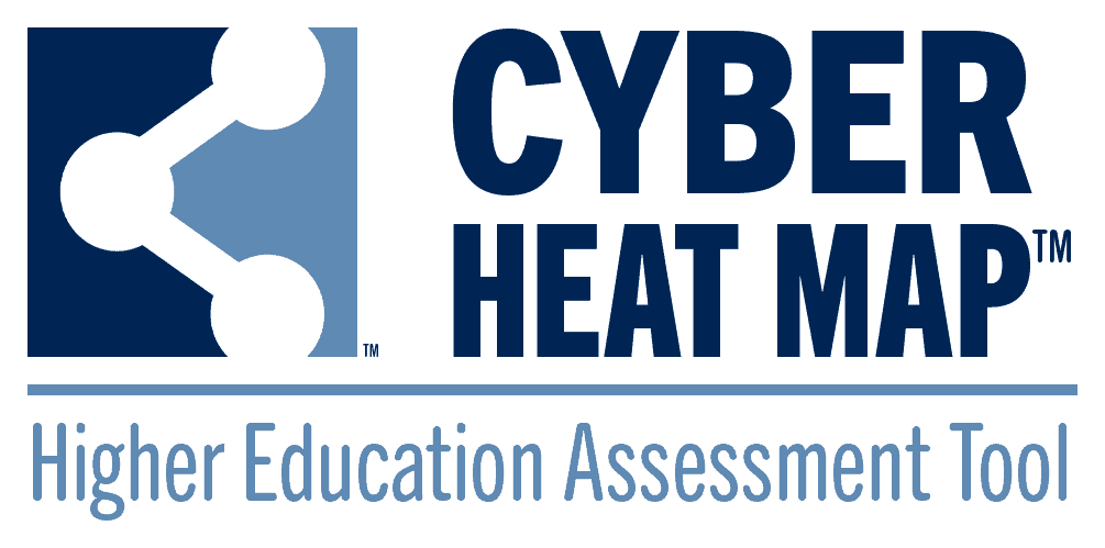 CYBER HEAT MAP - Logo with tagline "higher education assessment tool"